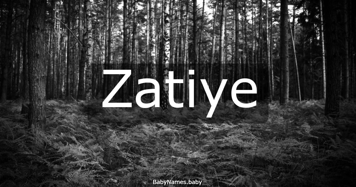Zatiye