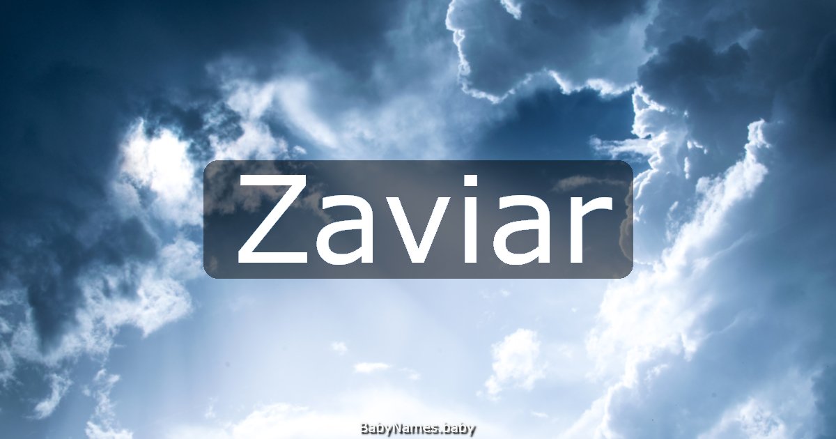 Zaviar