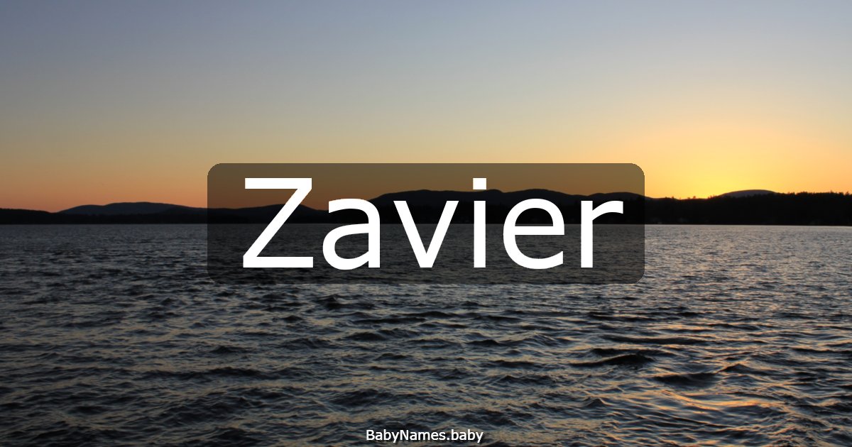 Zavier