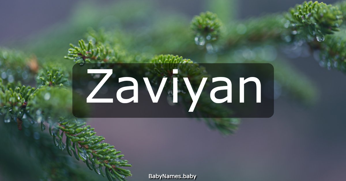 Zaviyan