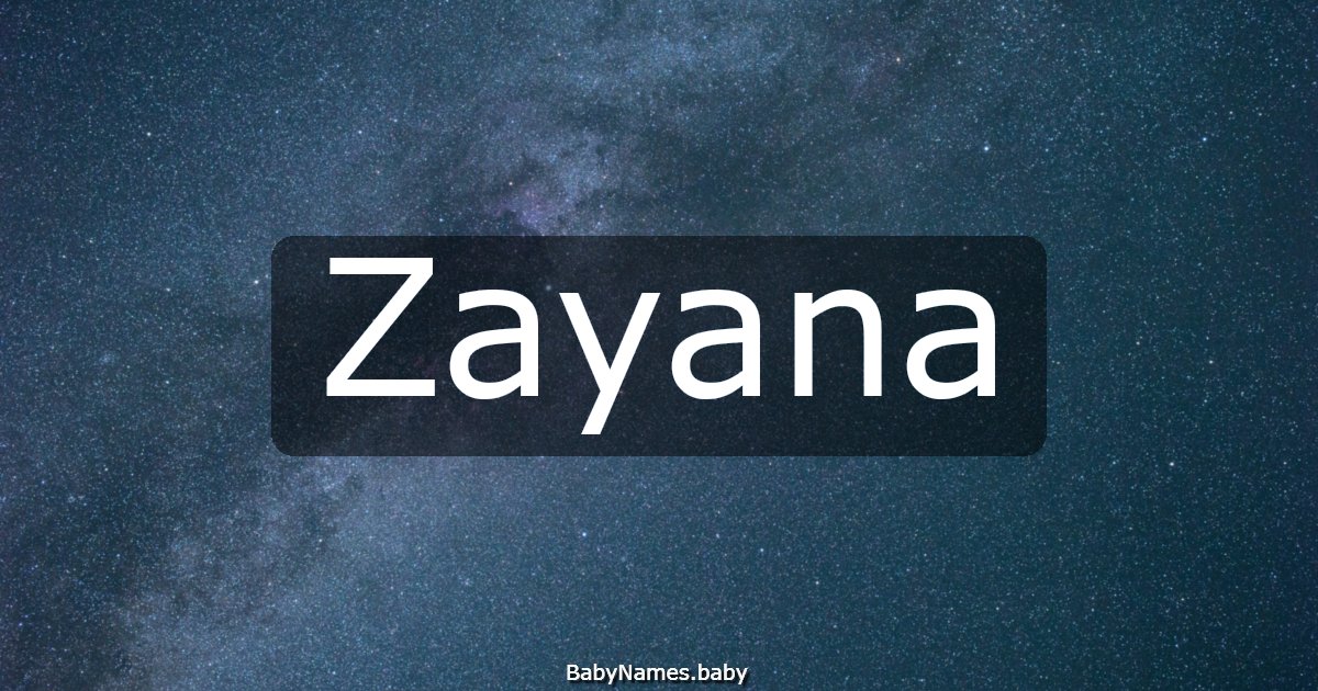 Zayana