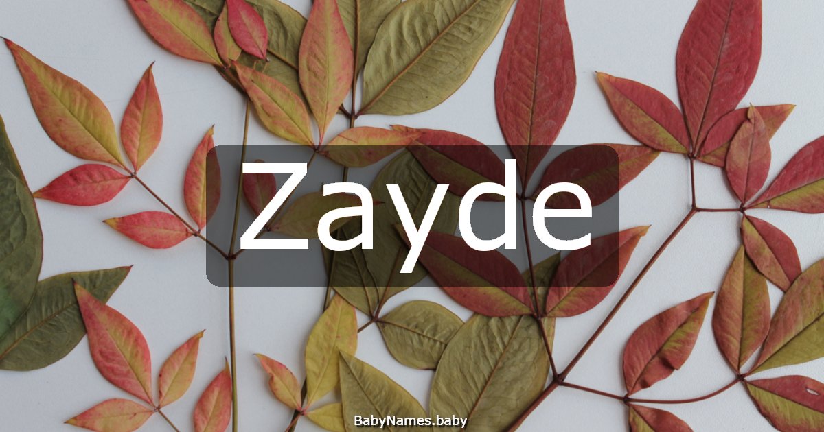 Zayde