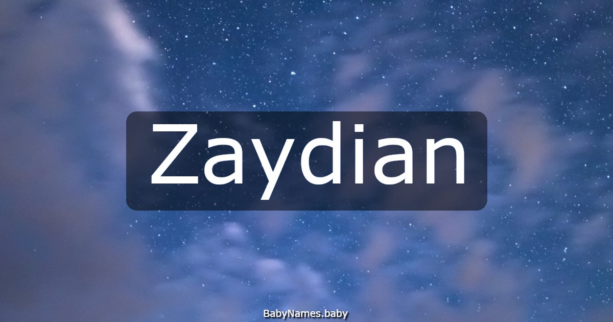 Zaydian