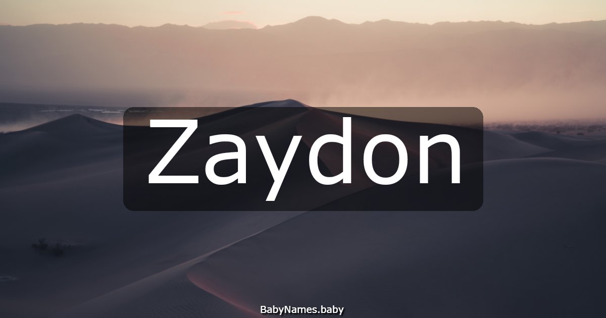 Zaydon
