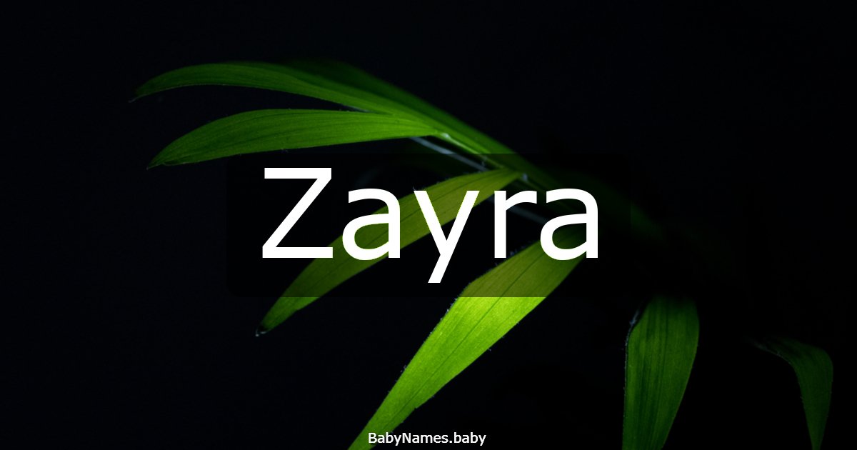 Zayra