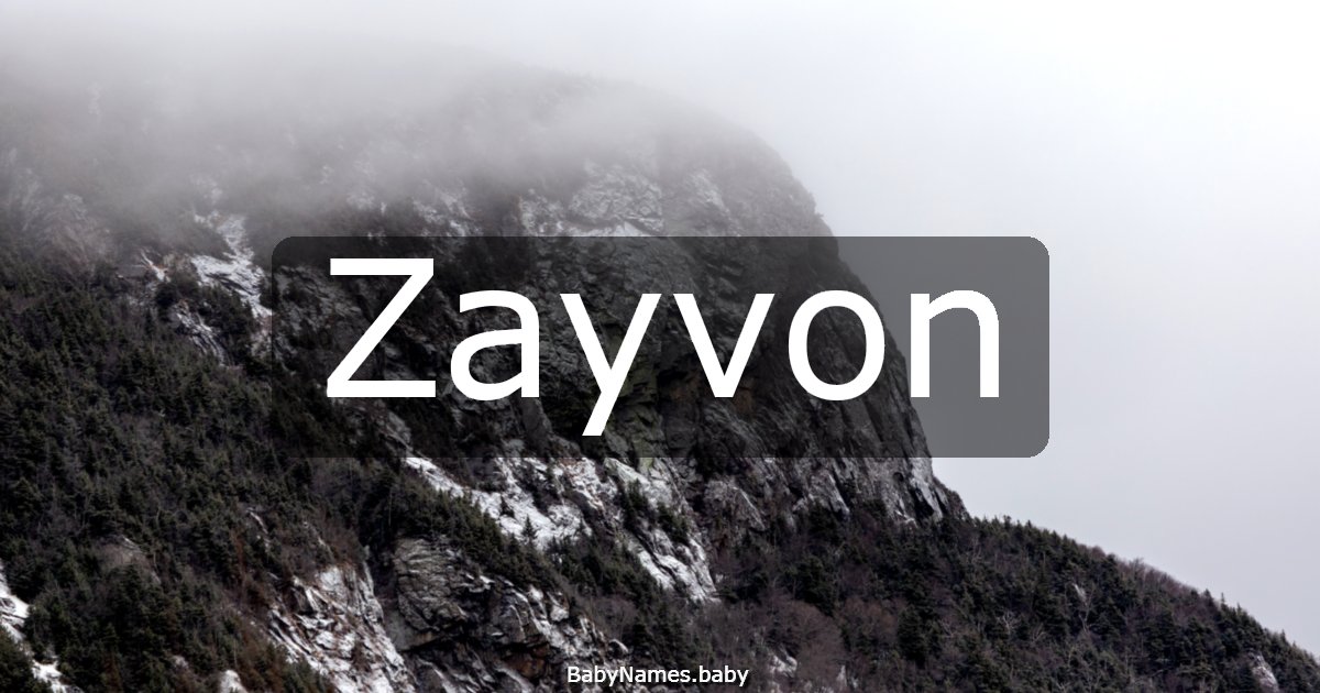 Zayvon