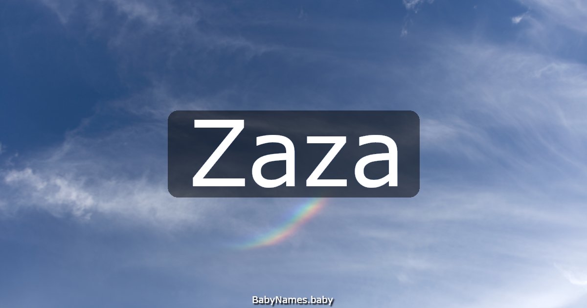 Zaza