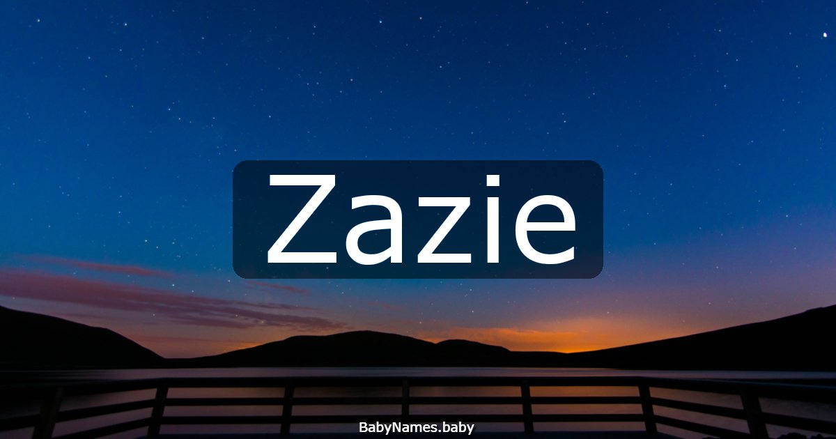 Zazie