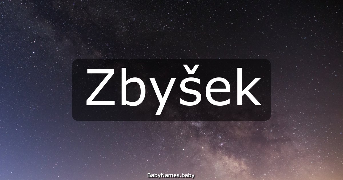 Zbyšek