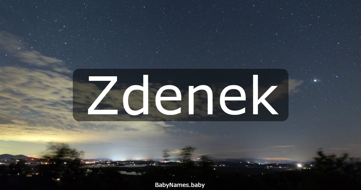 Zdenek
