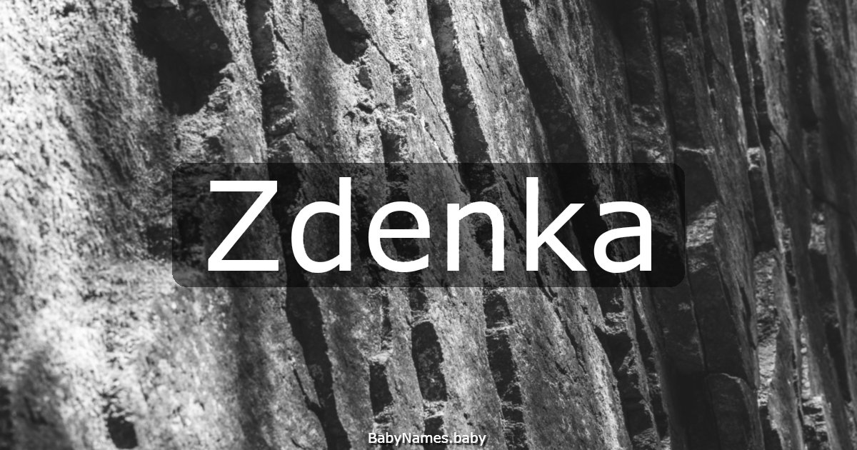 Zdenka
