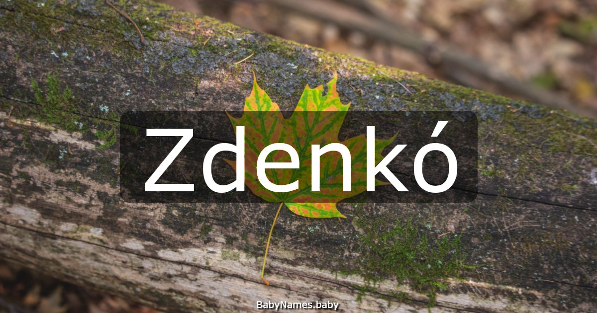 Zdenkó