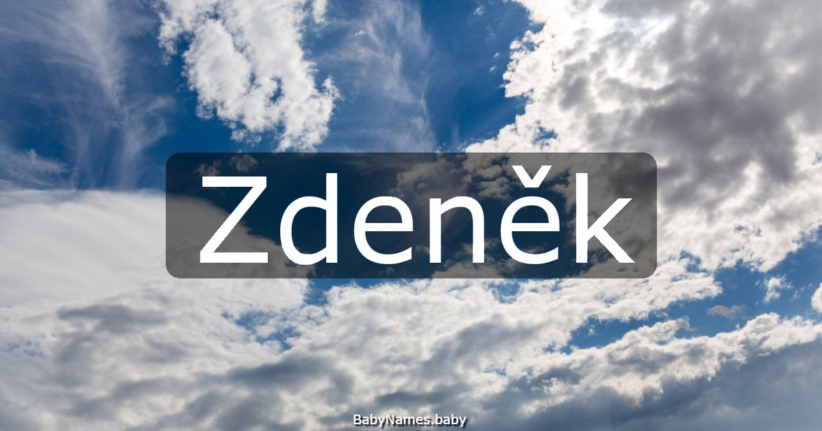 Zdeněk