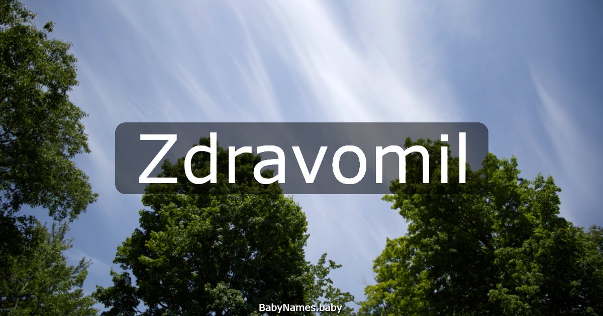 Zdravomil