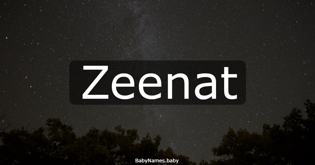 Zeenat
