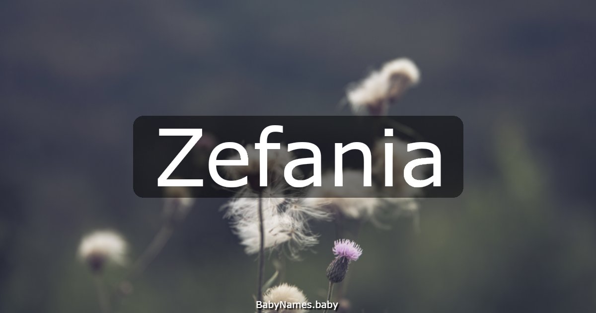 Zefania