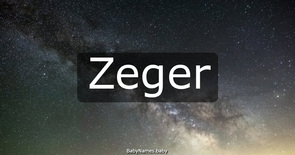 Zeger