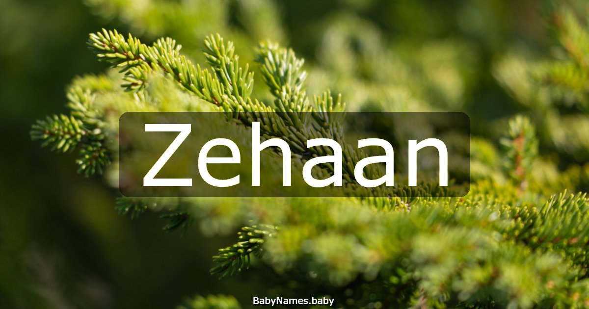 Zehaan