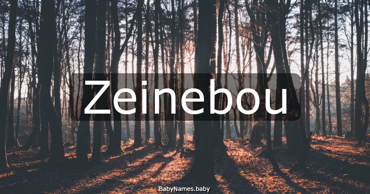 Zeinebou