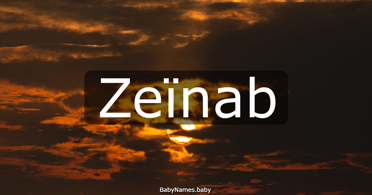 Zeïnab