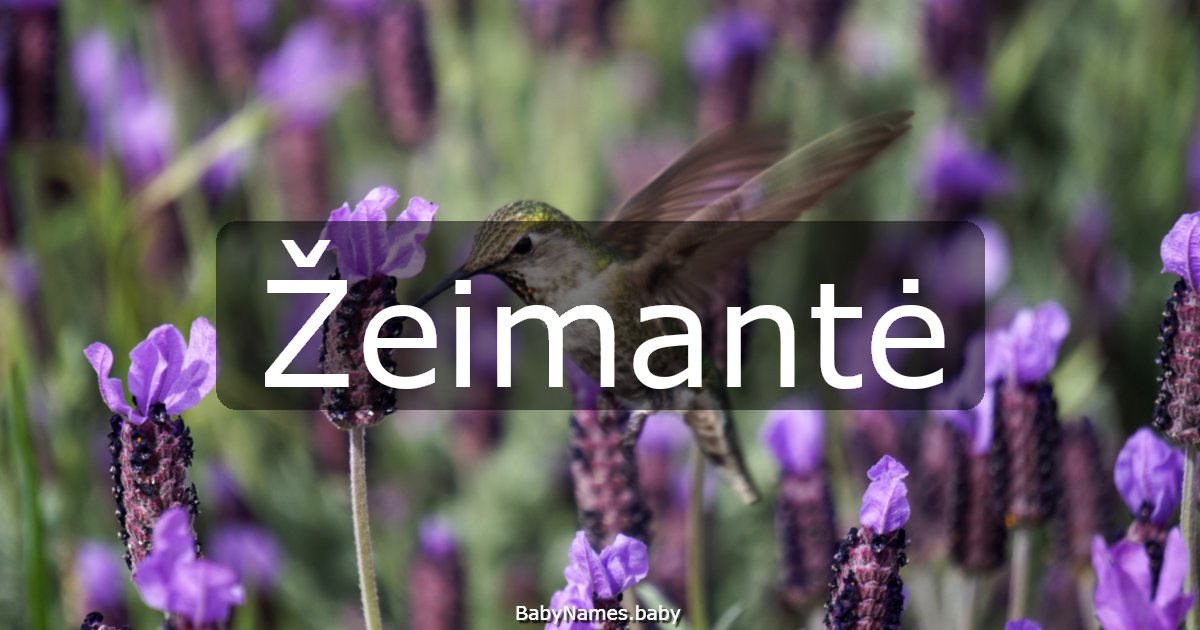 Žeimantė