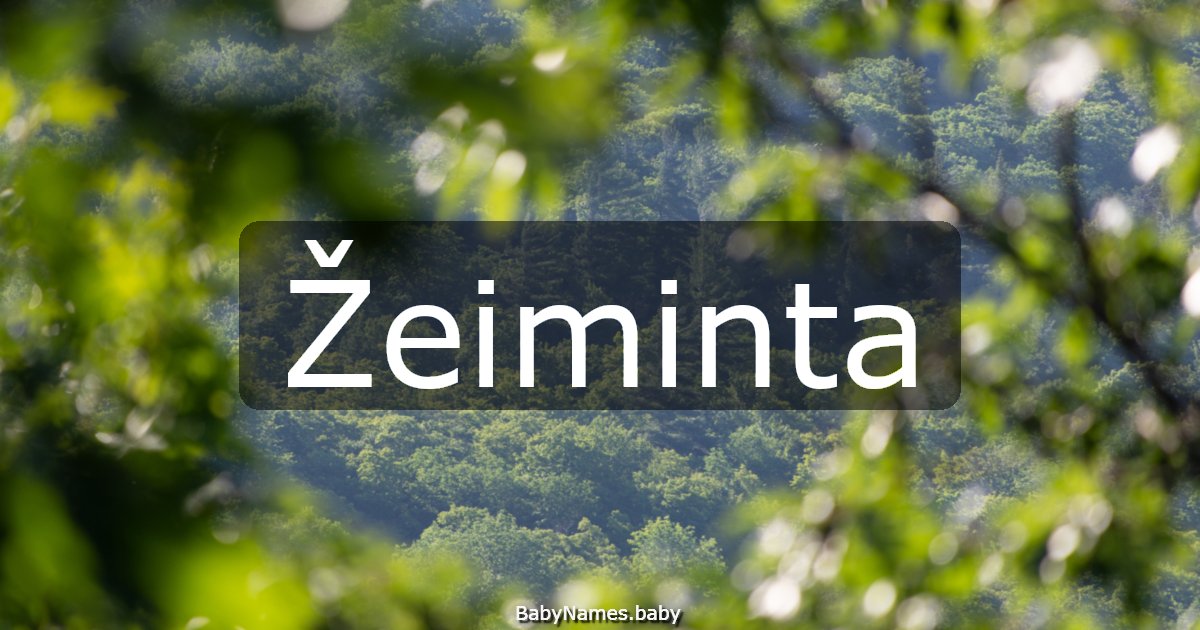 Žeiminta