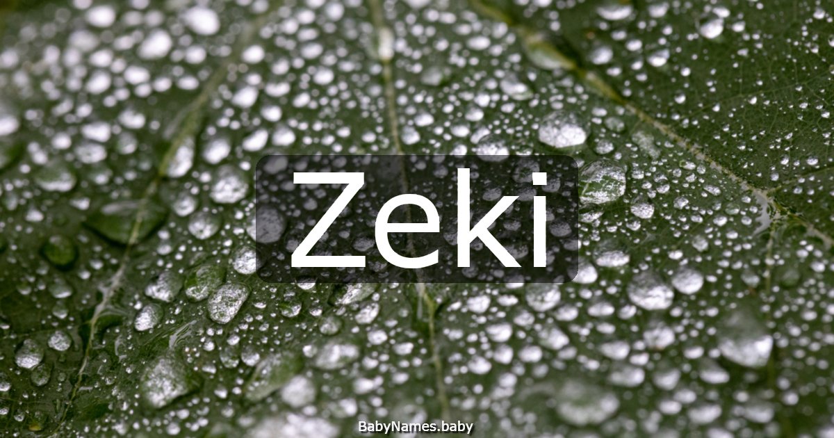 Zeki