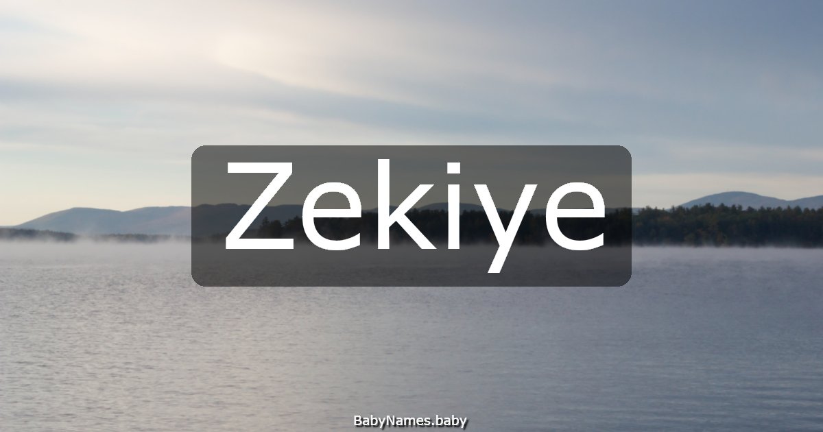 Zekiye