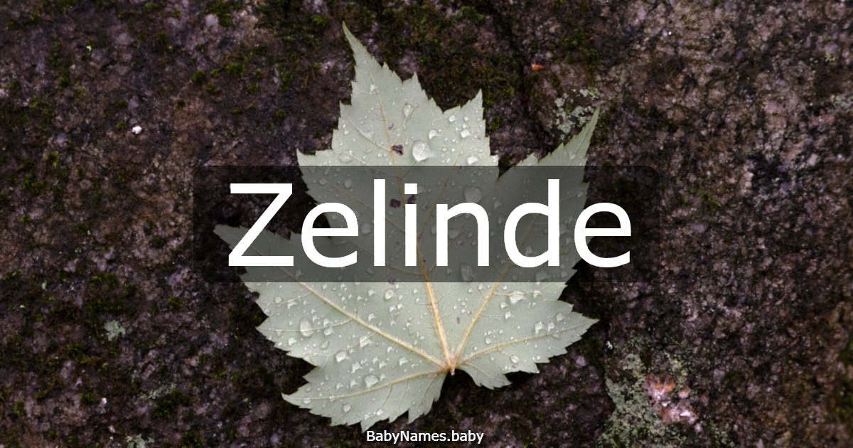 Zelinde