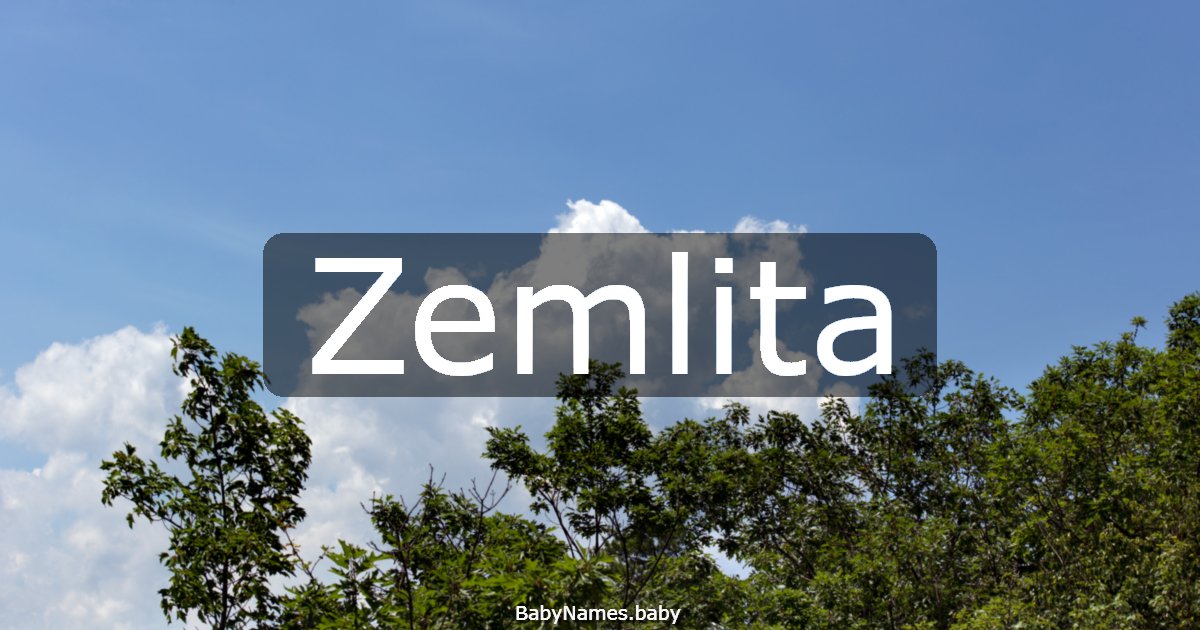 Zemlita