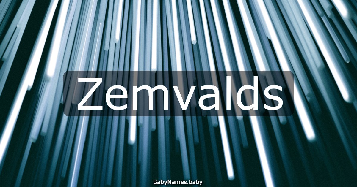 Zemvalds