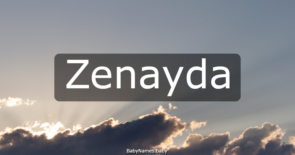 Zenayda