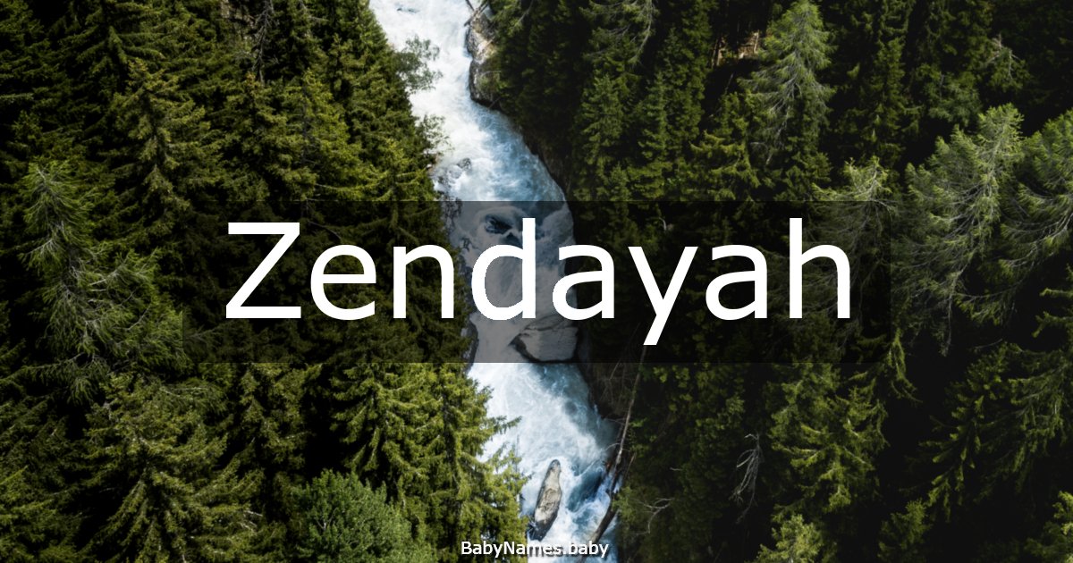 Zendayah