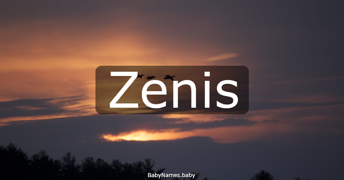 Zenis