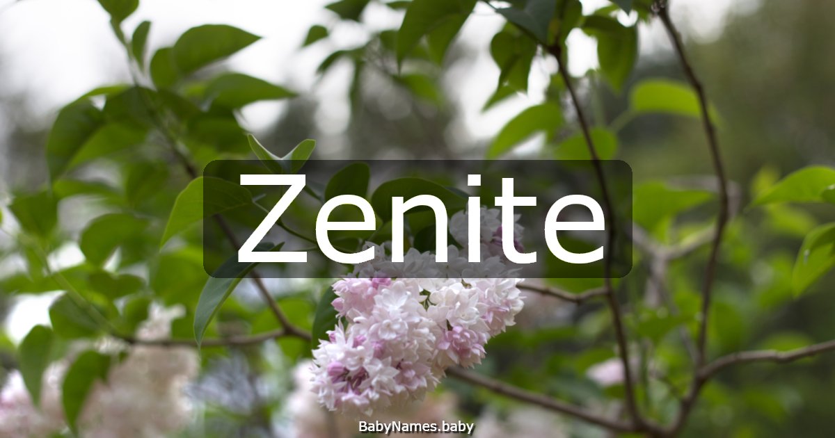 Zenite