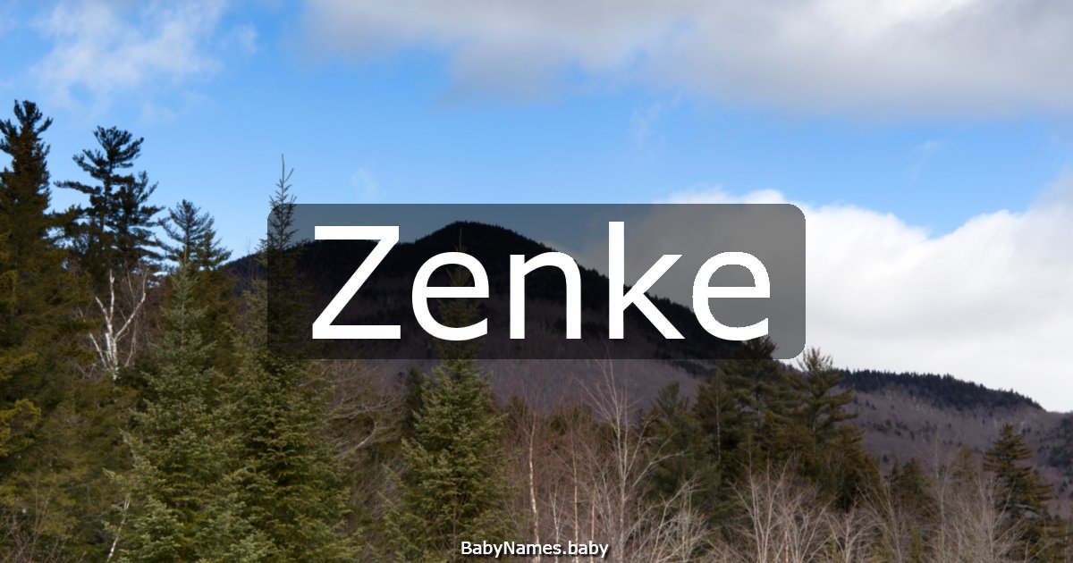 Zenke