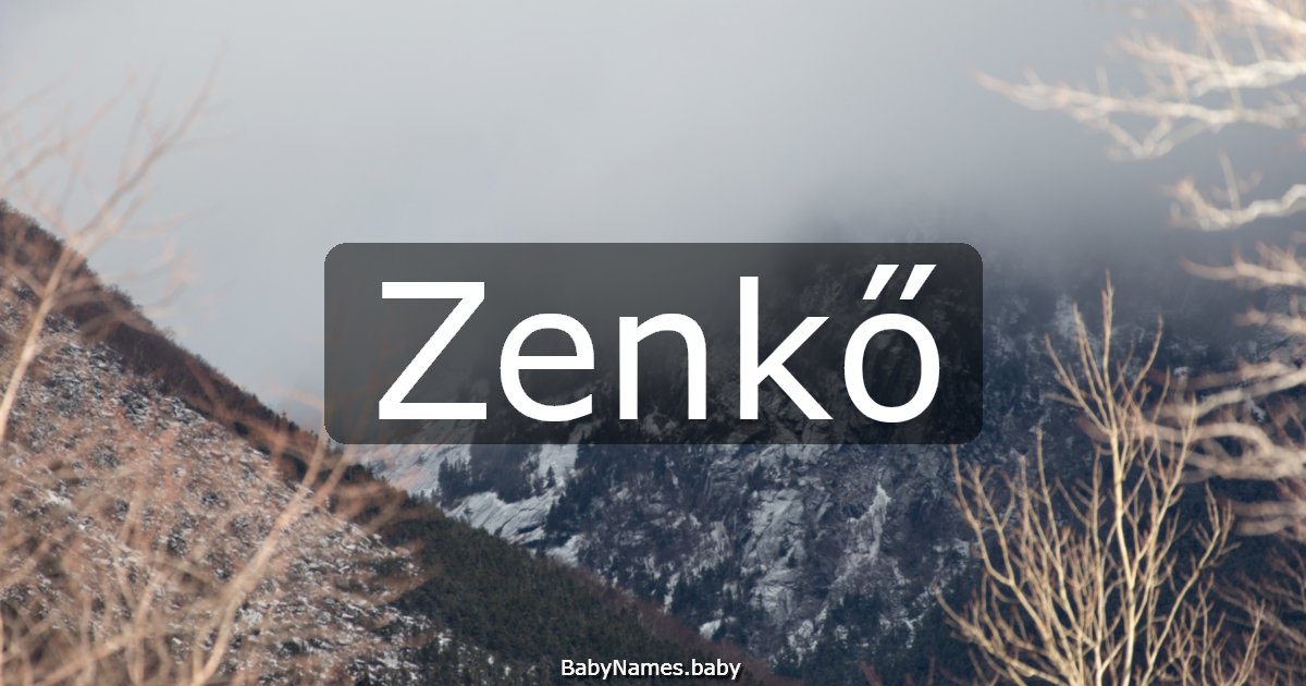 Zenkő