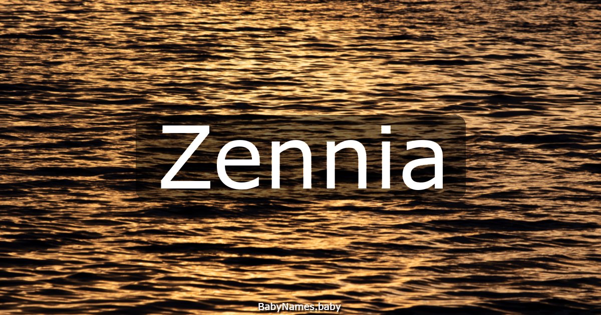 Zennia