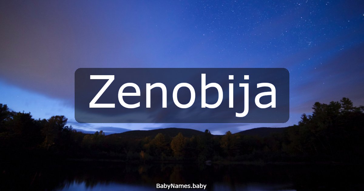 Zenobija