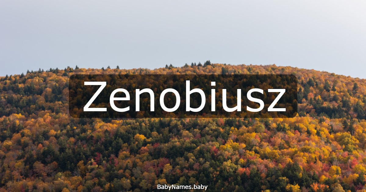 Zenobiusz