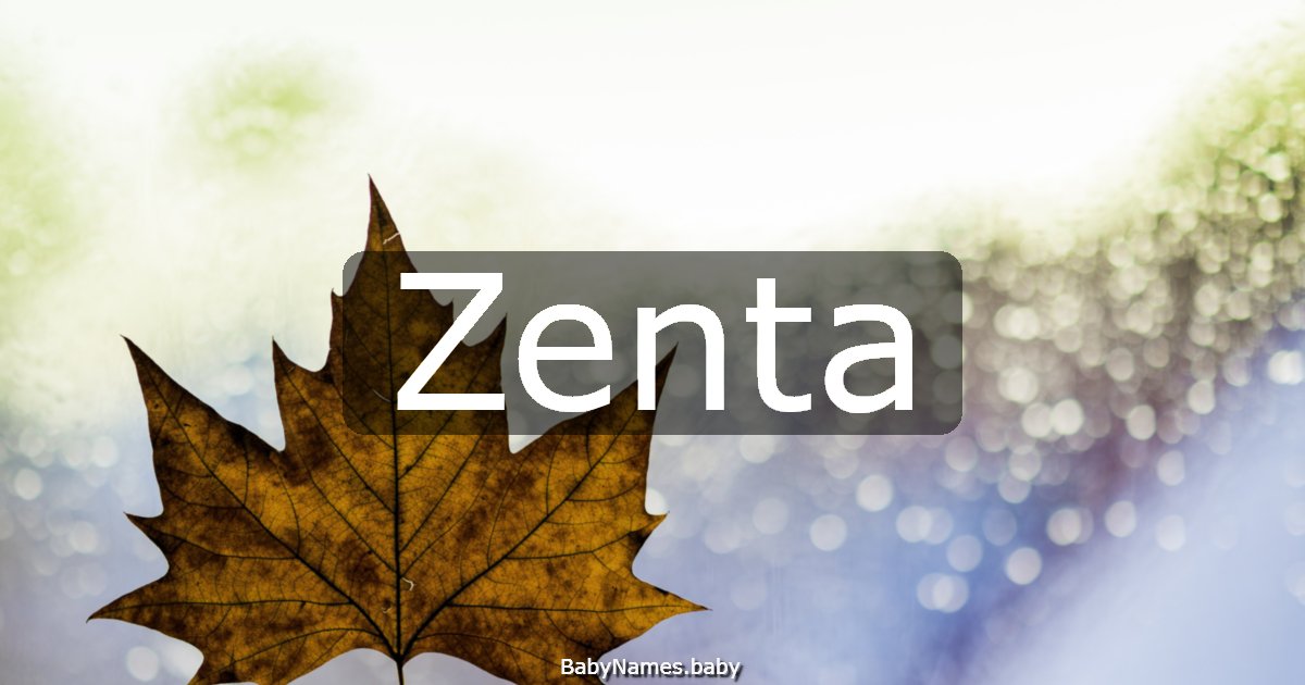 Zenta