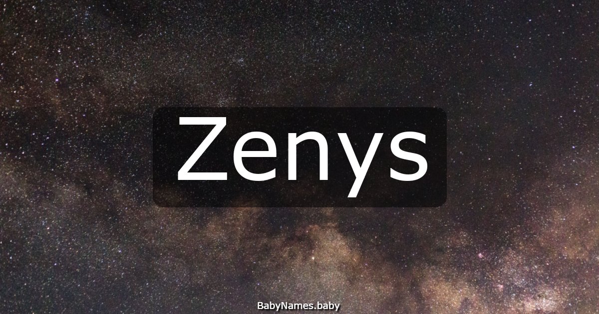 Zenys