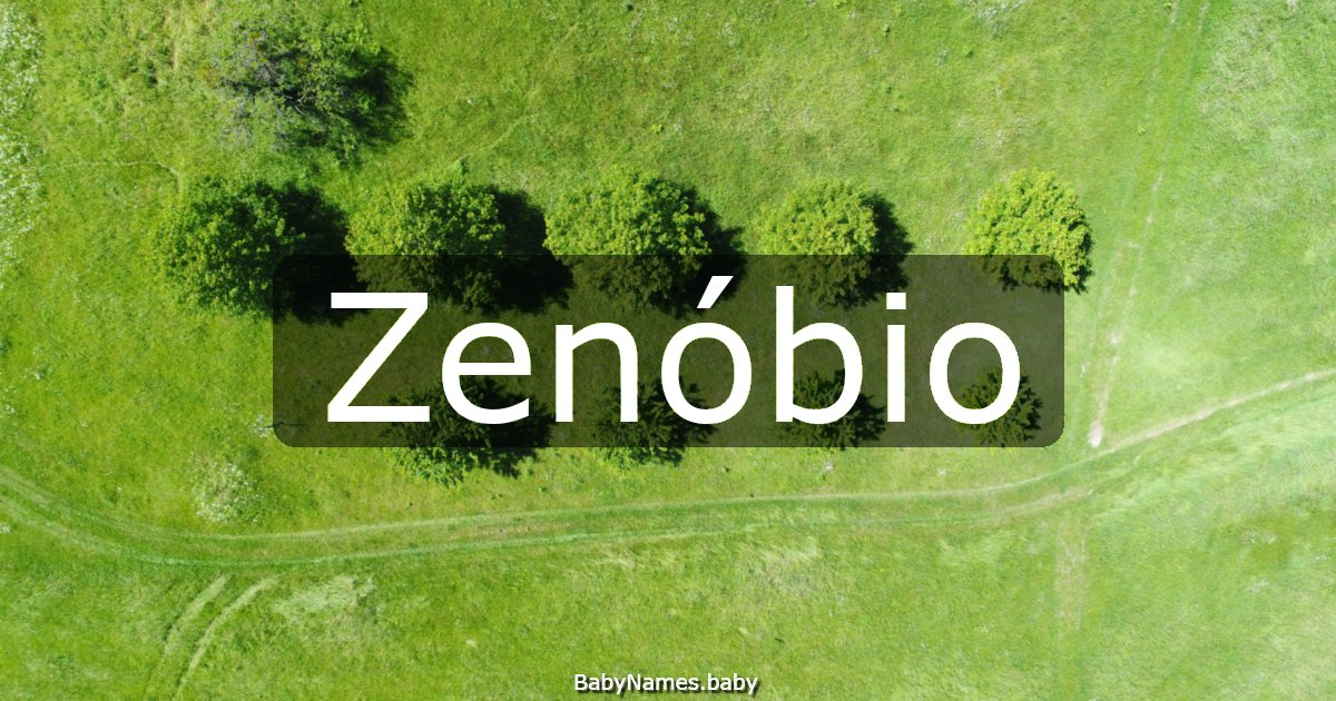 Zenóbio