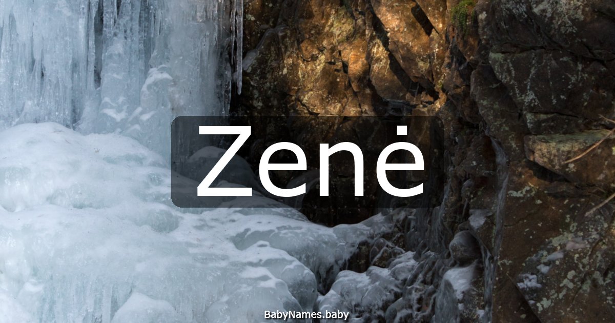 Zenė