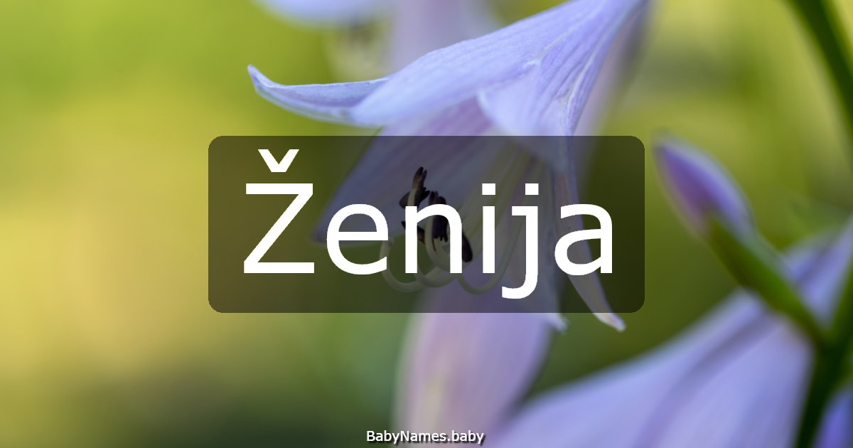 Ženija