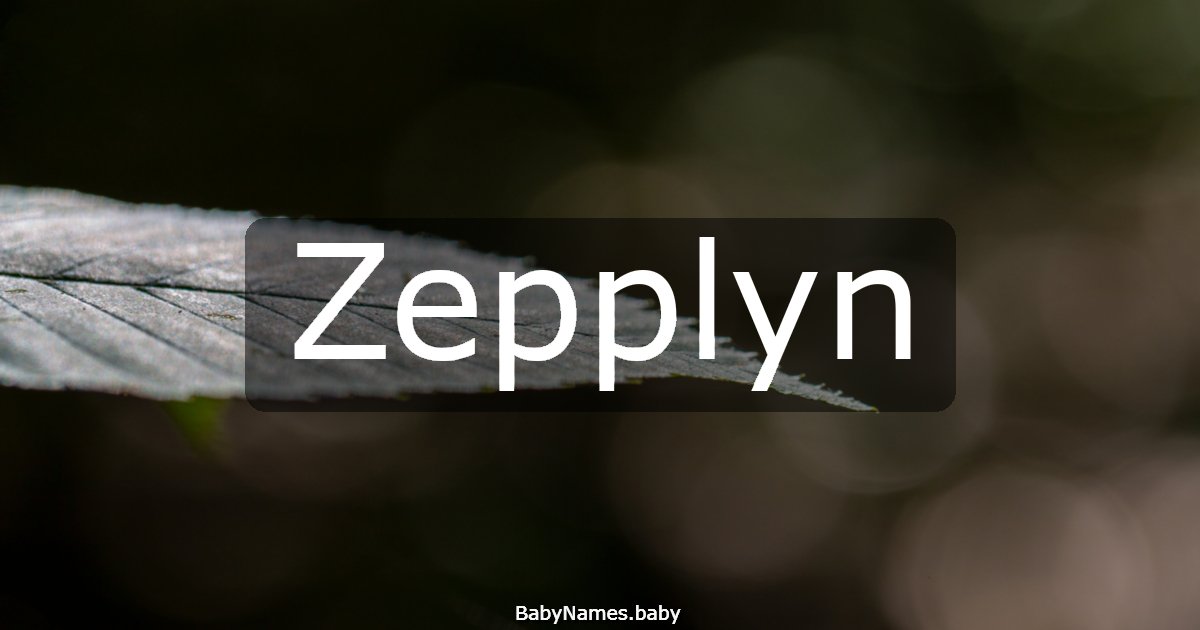 Zepplyn