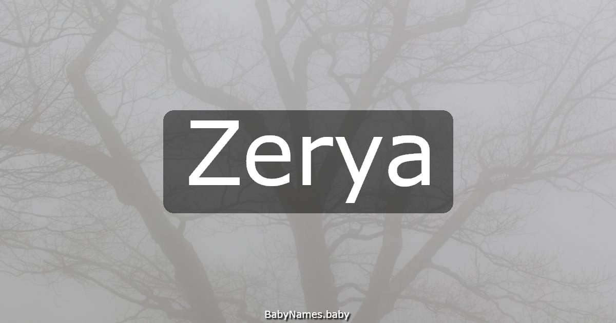 Zerya