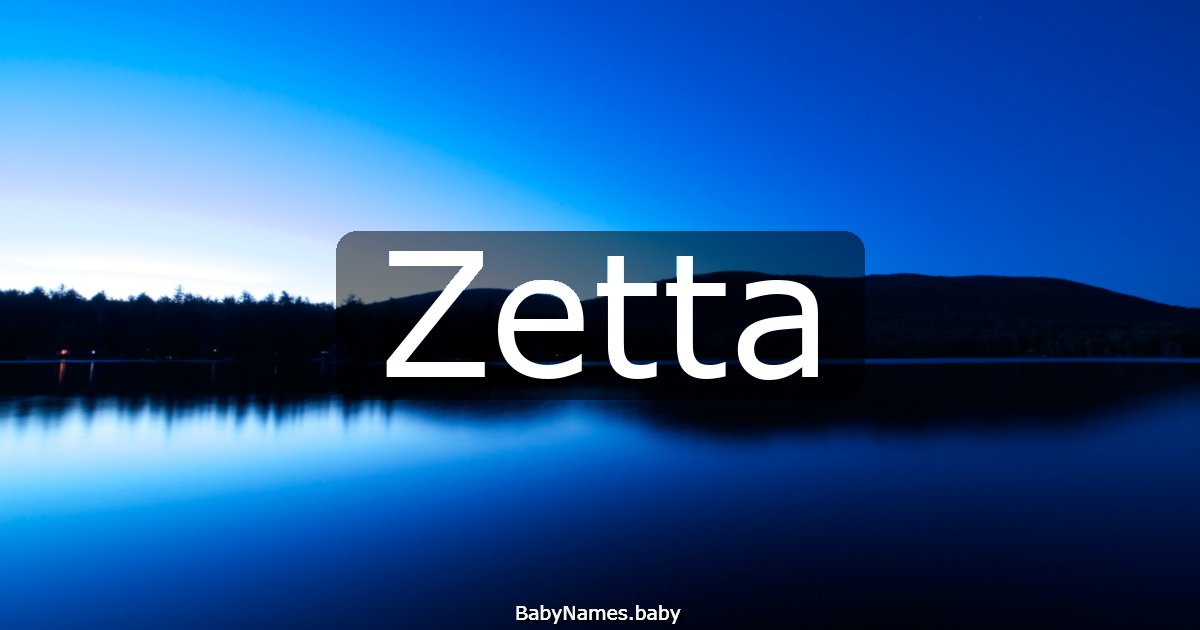 Zetta