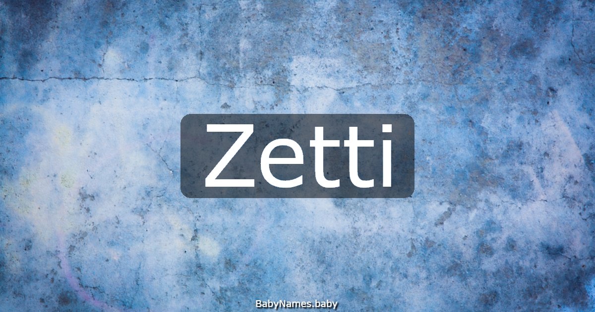 Zetti