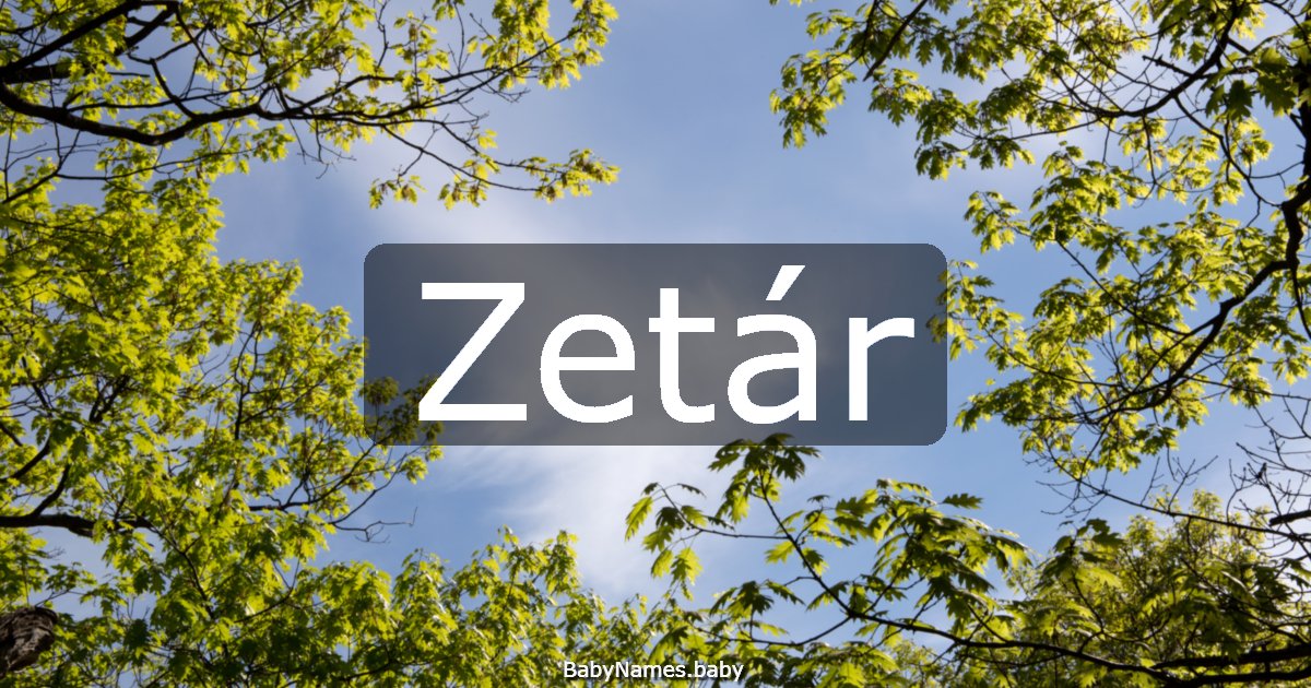 Zetár